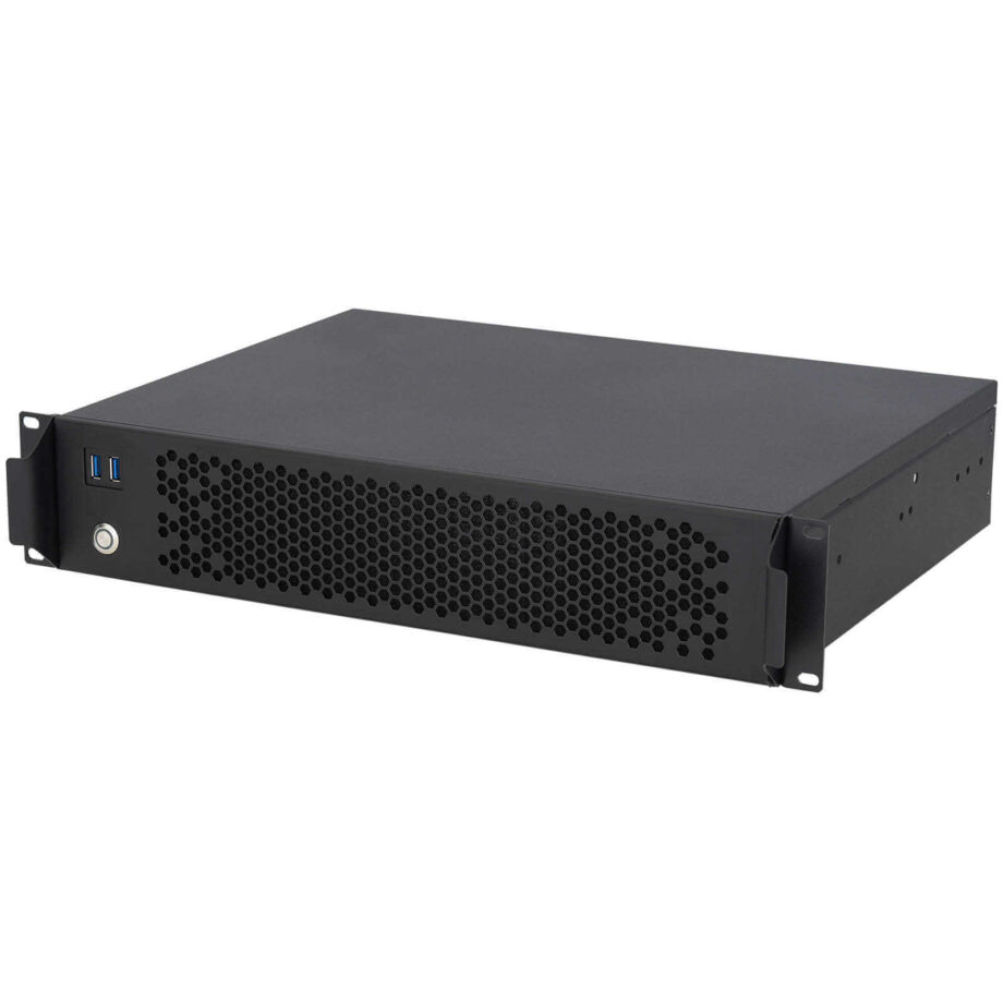 Sliger CX2130x, 2U 13in Rackmount Server Case - 3.5in HDD Cage, MicroATX and SFX PSU Support