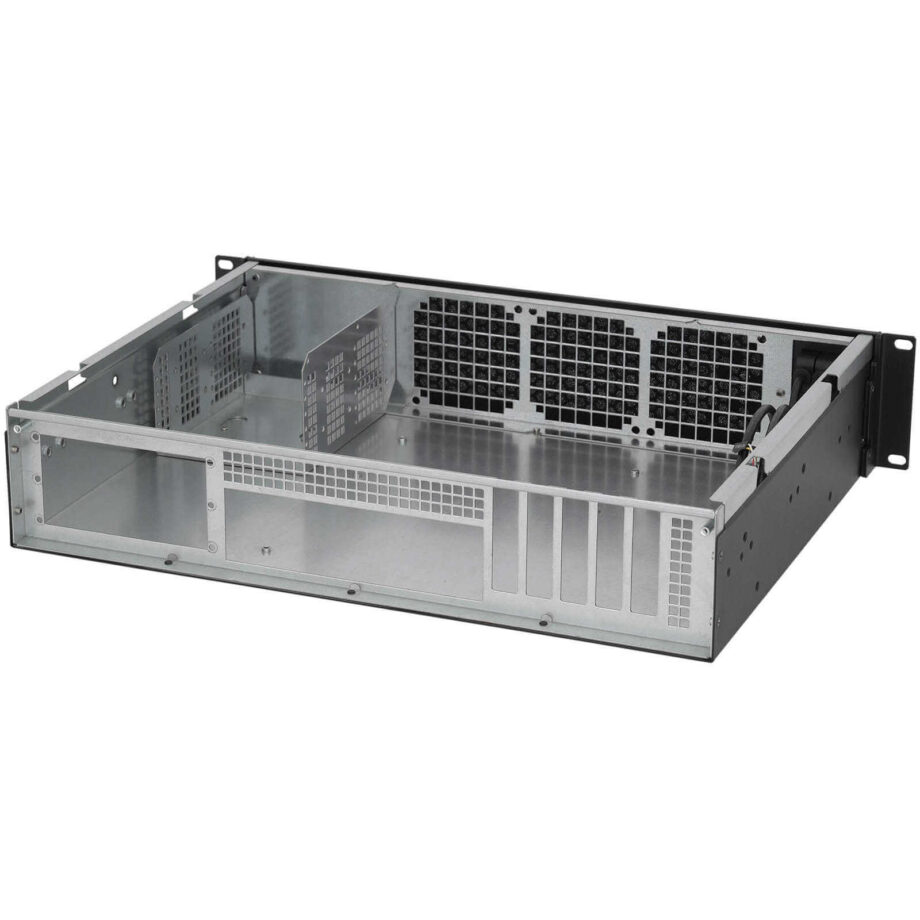 Sliger CX2130x, 2U 13in Rackmount Server Case - 3.5in HDD Cage, MicroATX and SFX PSU Support