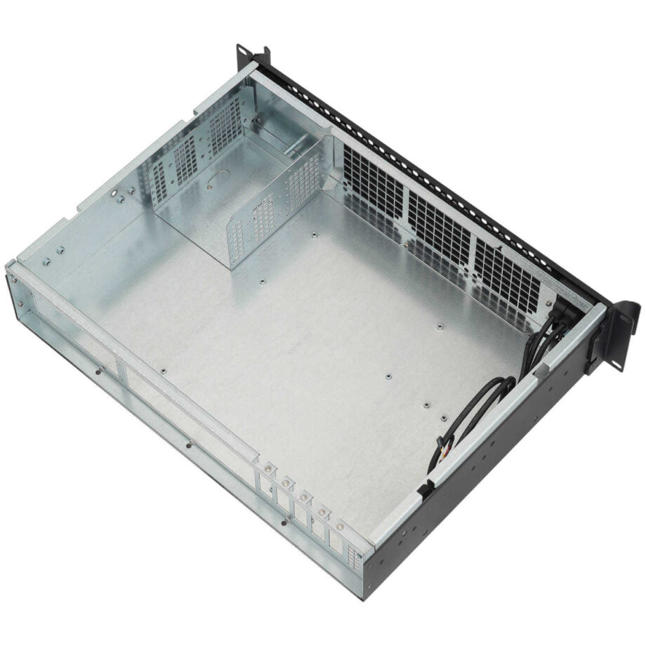 Sliger CX2130x, 2U 13in Rackmount Server Case - 3.5in HDD Cage, MicroATX and SFX PSU Support