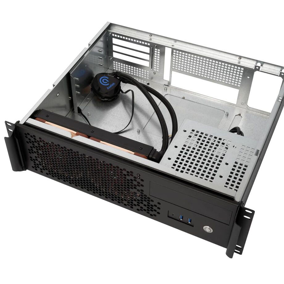 Sliger CX3151i, 3U 15in Rackmount Server Case - Large GPU and 5.25" bay Support