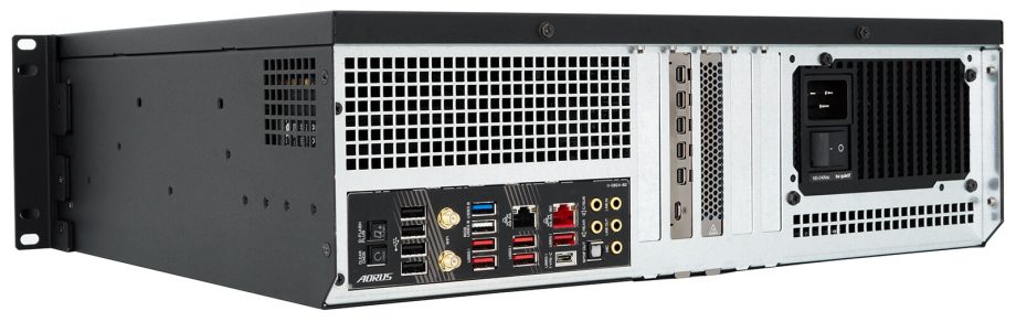 Sliger CX3152a, 3U 15in Rackmount Server Case - ATX PSU and 360mm AIO Support