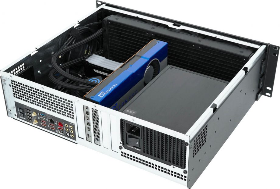 Sliger CX3152a, 3U 15in Rackmount Server Case - ATX PSU and 360mm AIO Support