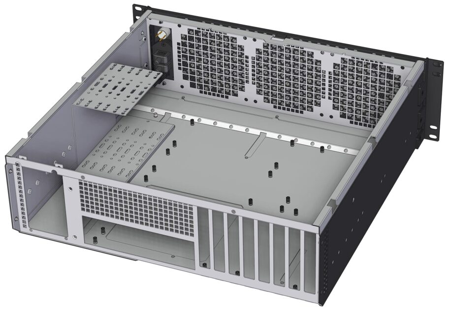 Sliger CX3170a XL, 3U 17in Rackmount Server Case - Large eATX and 360mm AIO Support