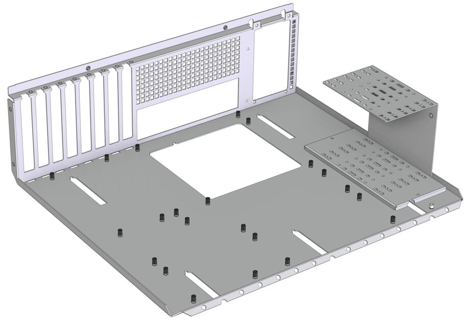 Sliger CX3170a XL, 3U 17in Rackmount Server Case - Large eATX and 360mm AIO Support