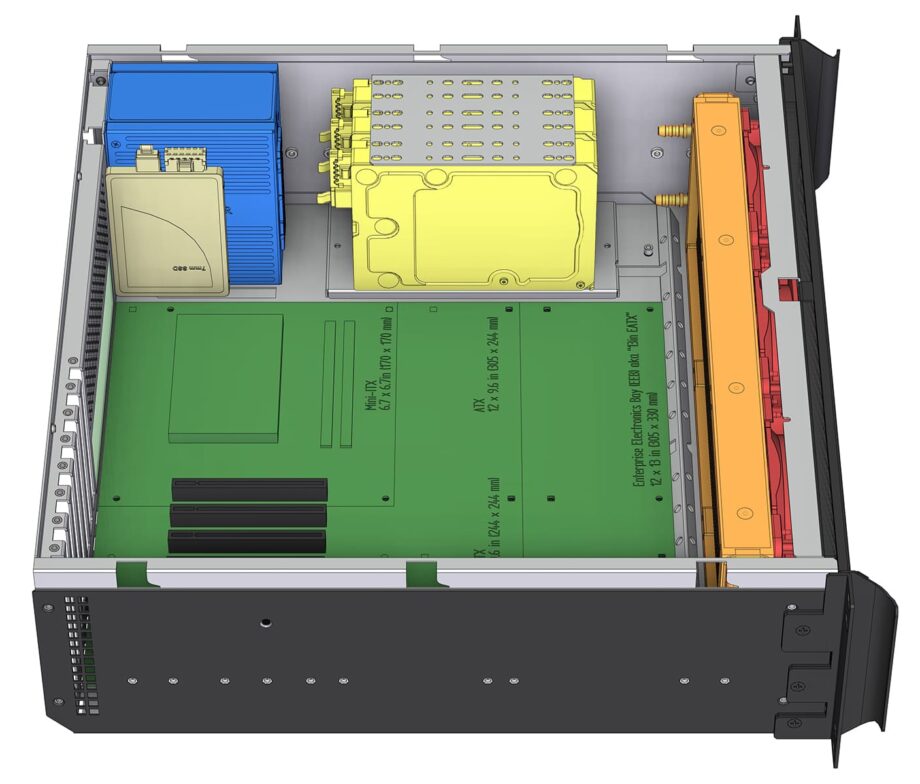 Sliger CX3170a XL, 3U 17in Rackmount Server Case - Large eATX and 360mm AIO Support