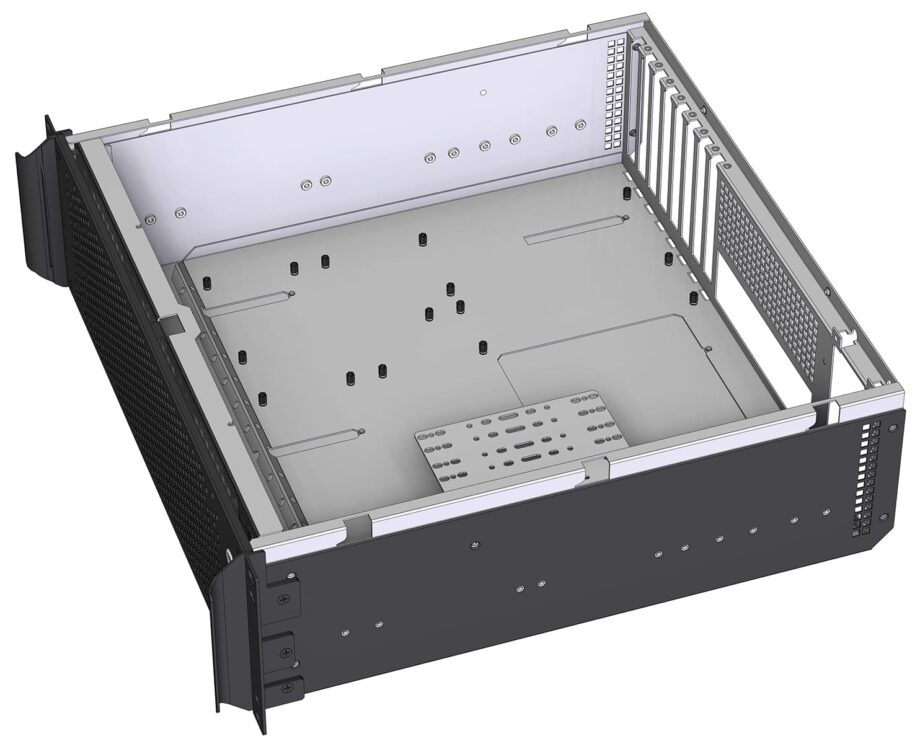 Sliger CX3170a XL, 3U 17in Rackmount Server Case - Large eATX and 360mm AIO Support