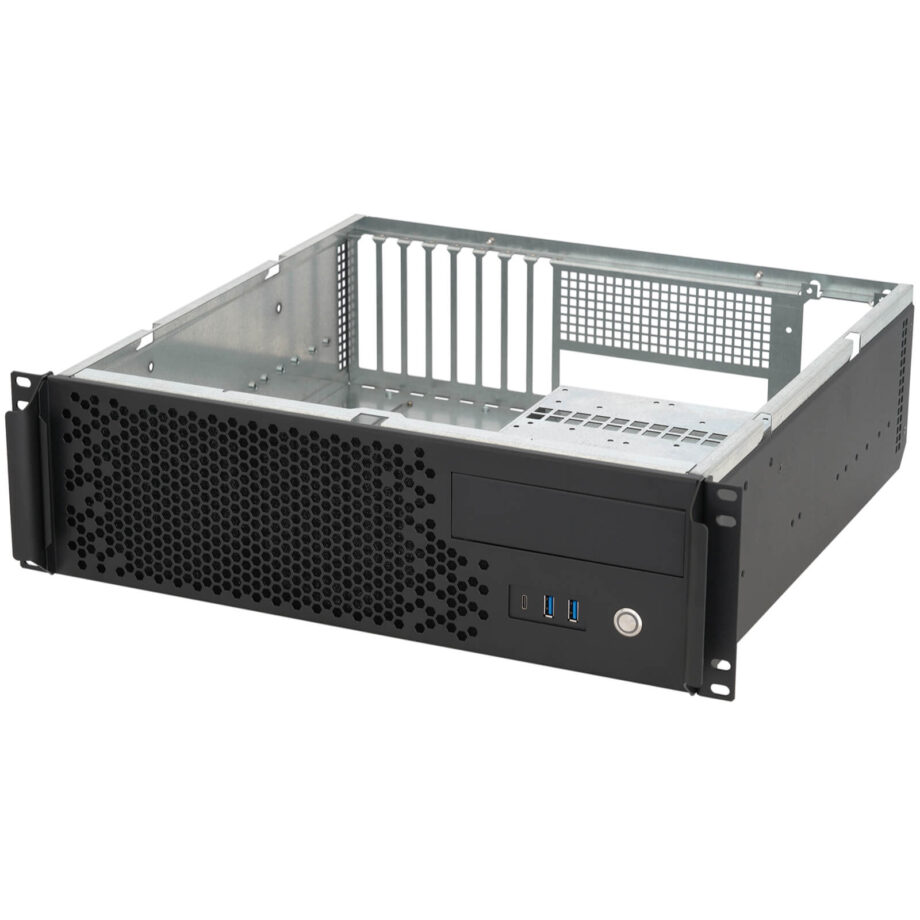 Sliger CX3170i XL, 3U 17in Rackmount Server Case - 5.25in bay, Large eATX and 360mm AIO Support