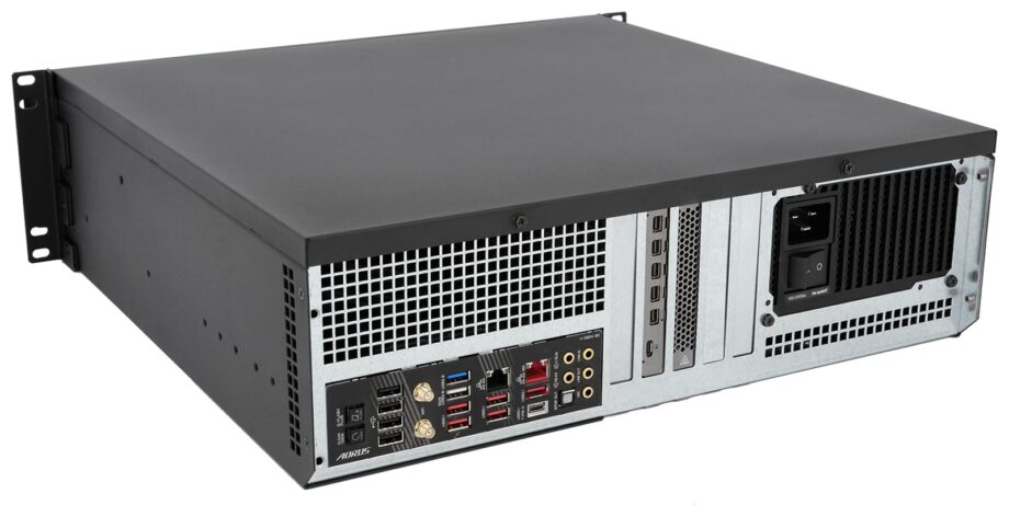 Sliger CX3172a XL, 3U 17in Rackmount Server Case - ATX PSU, eATX and 360mm AIO Support