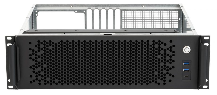 Sliger CX3172a, 3U 17in Rackmount Server Case - ATX PSU and 360mm AIO Support