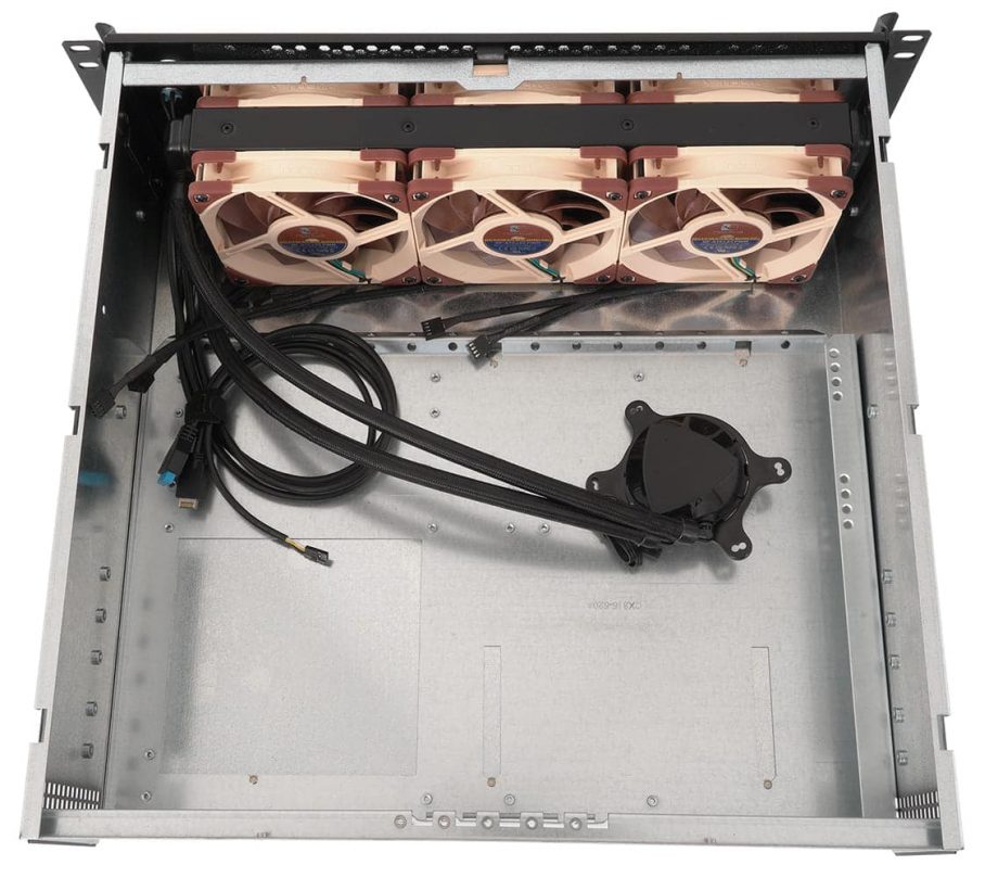 Sliger CX3172a, 3U 17in Rackmount Server Case - ATX PSU and 360mm AIO Support