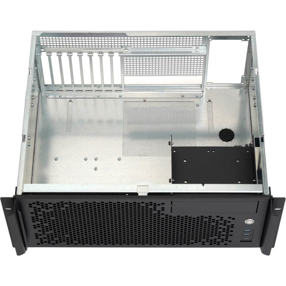 Sliger CX4150i, 4U 15in Rackmount Server Case - 5.25" Bay and 360mm AIO Support