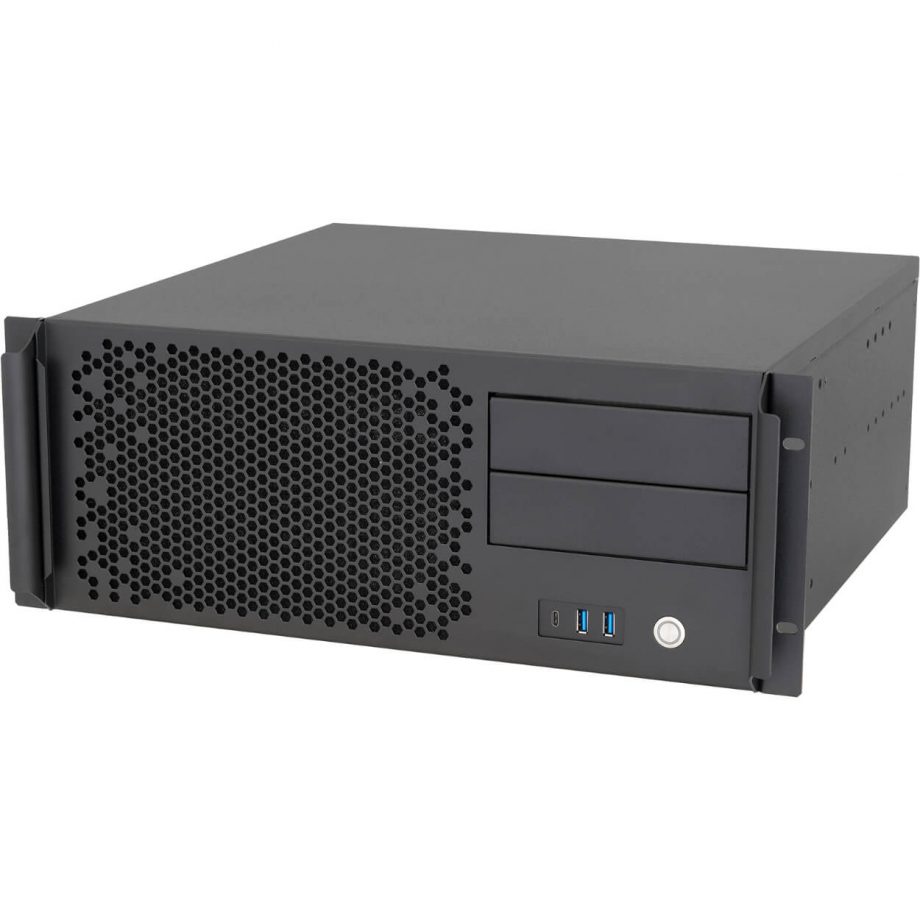 Sliger CX4170e, 4U 17in Rackmount Server Case - 5.25" Bays and 240mm AIO Support