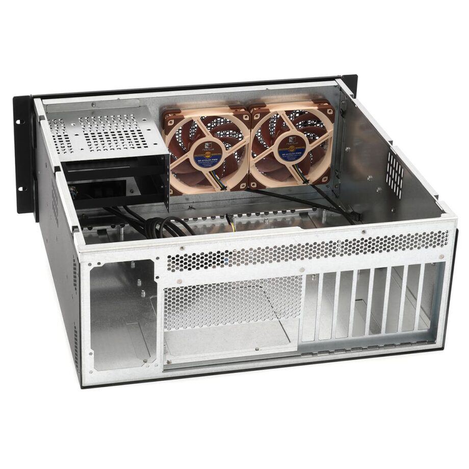 Sliger CX4170e, 4U 17in Rackmount Server Case - 5.25" Bays and 240mm AIO Support