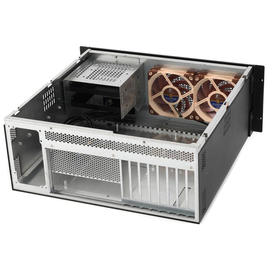 Sliger CX4170e, 4U 17in Rackmount Server Case - 5.25" Bays and 240mm AIO Support