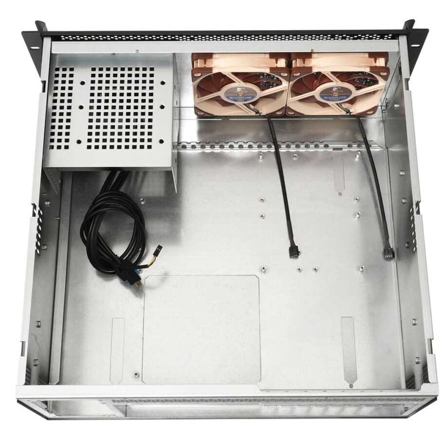 Sliger CX4170e, 4U 17in Rackmount Server Case - 5.25" Bays and 240mm AIO Support