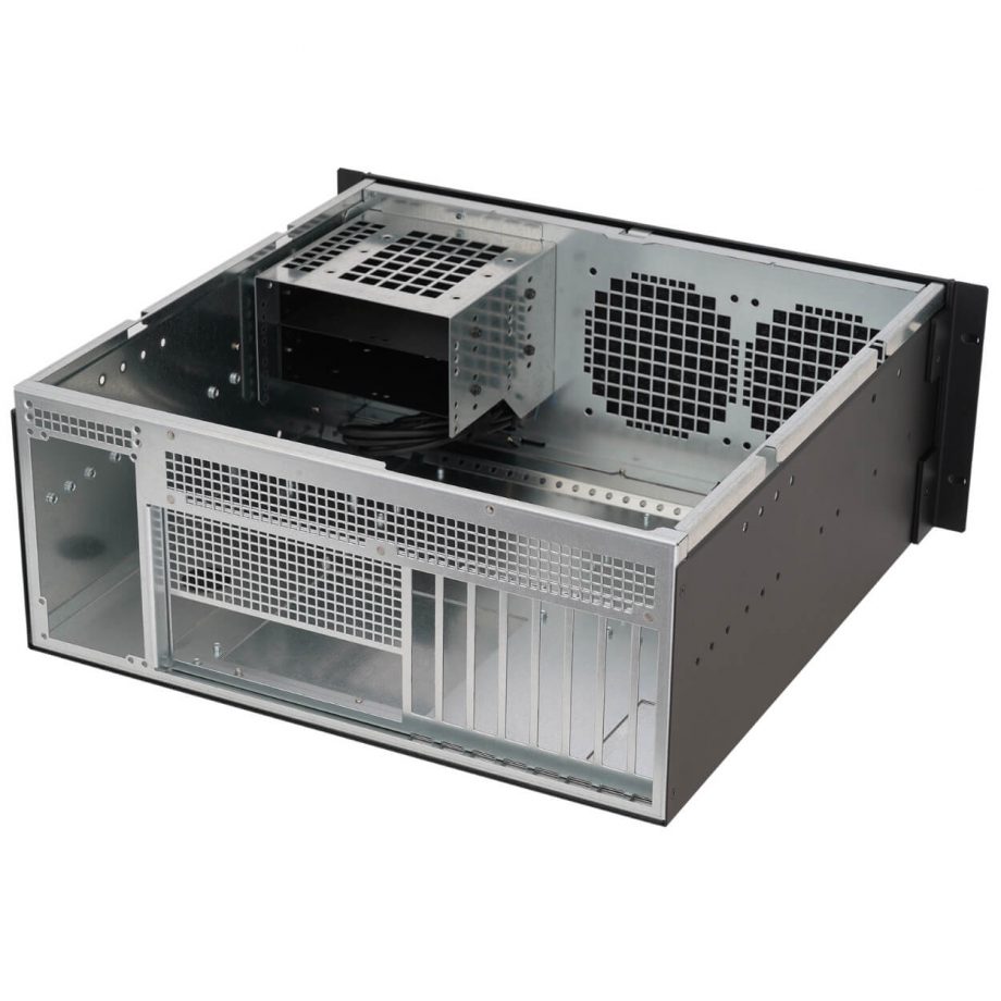 Sliger CX4170e, 4U 17in Rackmount Server Case - 5.25" Bays and 240mm AIO Support