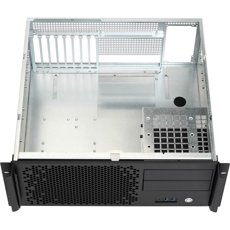 Sliger CX4170e, 4U 17in Rackmount Server Case - 5.25" Bays and 240mm AIO Support