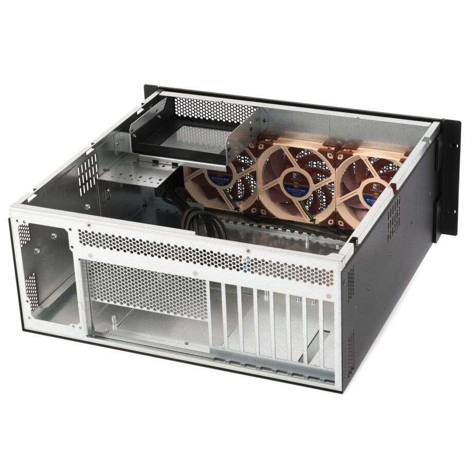 Sliger CX4170i, 4U 17in Rackmount Server Case - 5.25" Bay and 360mm AIO Support