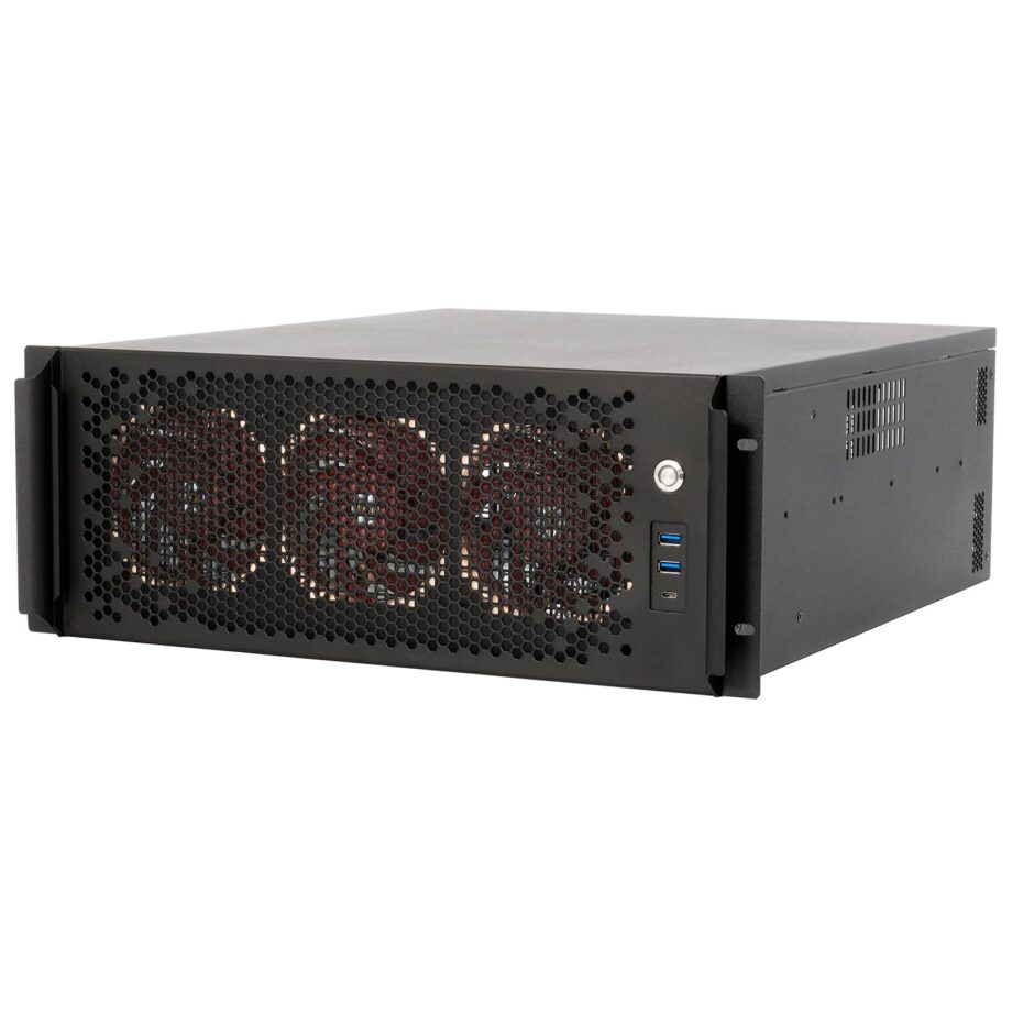 Sliger CX4200a, 4U 20in Rackmount Server Case - eATX and 360mm AIO Support