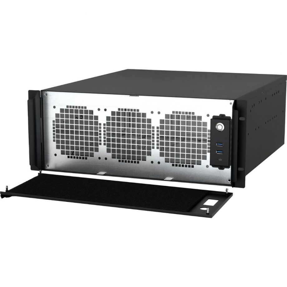 Sliger CX4200a, 4U 20in Rackmount Server Case - eATX and 360mm AIO Support