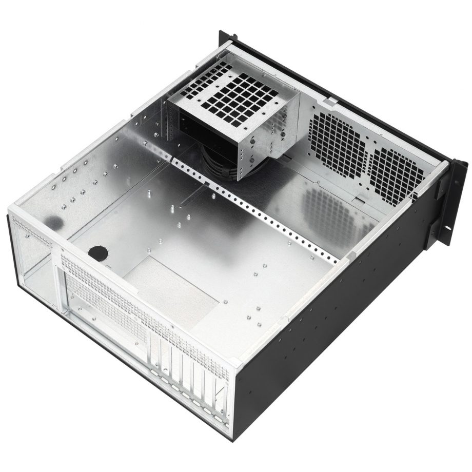 Sliger CX4200e, 4U 20in Rackmount Server Case - eATX and 240mm AIO Support with 5.25" bays