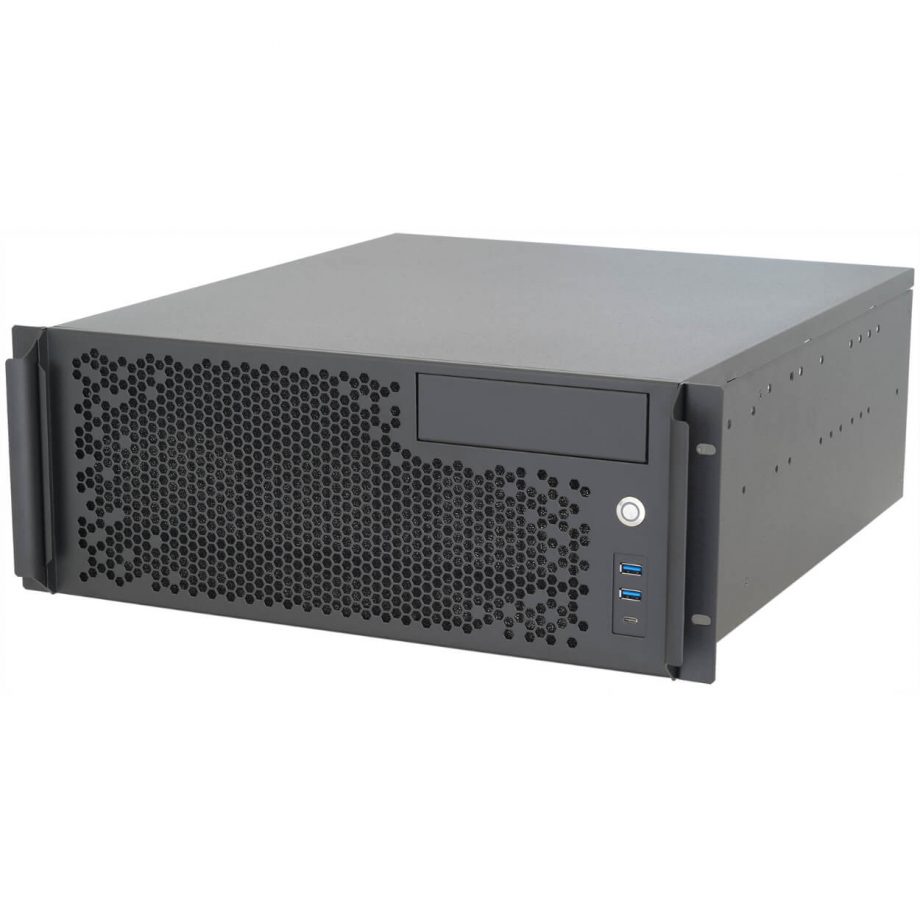 Sliger CX4200i, 4U 20in Rackmount Server Case - 5.25" Bay and 360mm AIO Support