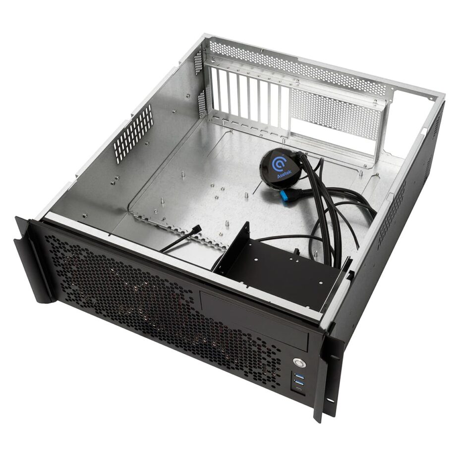 Sliger CX4200i, 4U 20in Rackmount Server Case - 5.25" Bay and 360mm AIO Support