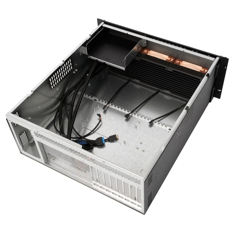 Sliger CX4200i, 4U 20in Rackmount Server Case - 5.25" Bay and 360mm AIO Support