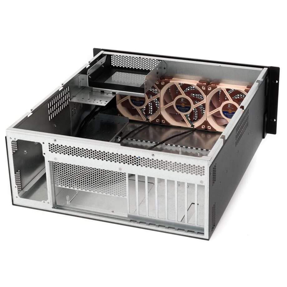 Sliger CX4200i, 4U 20in Rackmount Server Case - 5.25" Bay and 360mm AIO Support