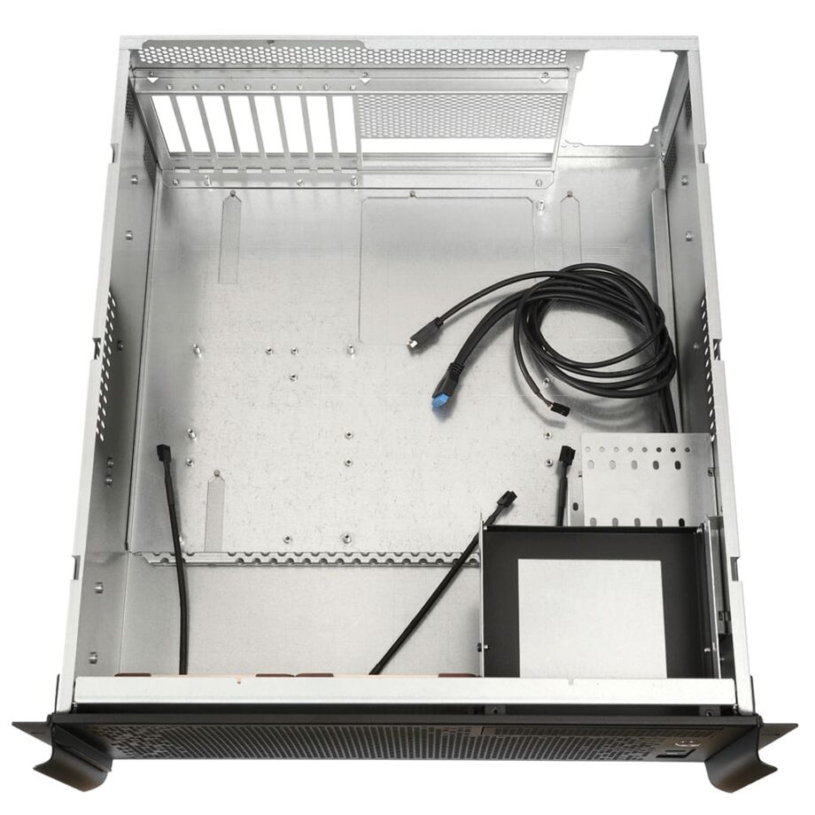 Sliger CX4200i, 4U 20in Rackmount Server Case - 5.25" Bay and 360mm AIO Support