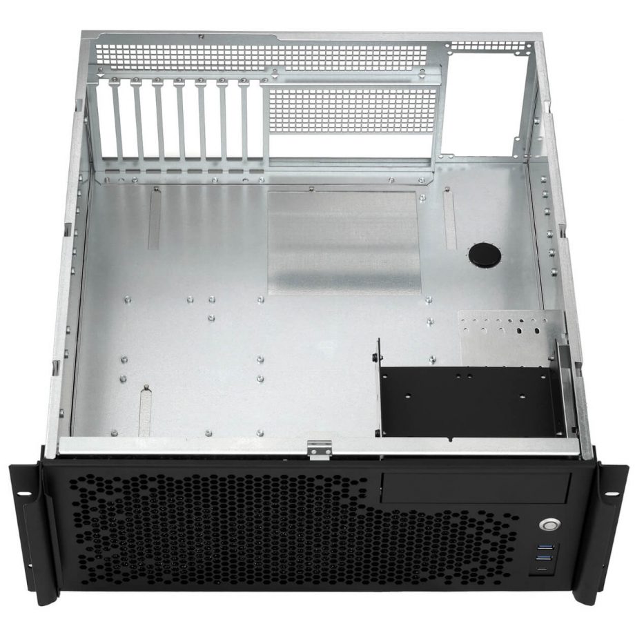 Sliger CX4200i, 4U 20in Rackmount Server Case - 5.25" Bay and 360mm AIO Support