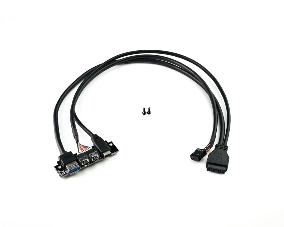 Front Panel USB 3.0 type C + type A with a Single 19-Pin Cable