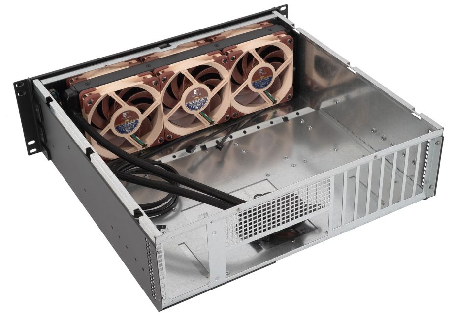 Sliger CX3170a, 3U 17in Rackmount Server Case - 360mm AIO Support