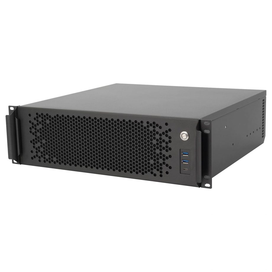 Sliger CX3170a, 3U 17in Rackmount Server Case - 360mm AIO Support