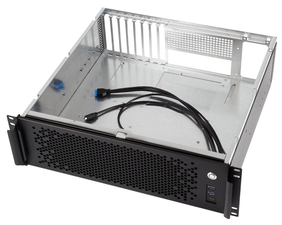 Sliger CX3170a, 3U 17in Rackmount Server Case - 360mm AIO Support