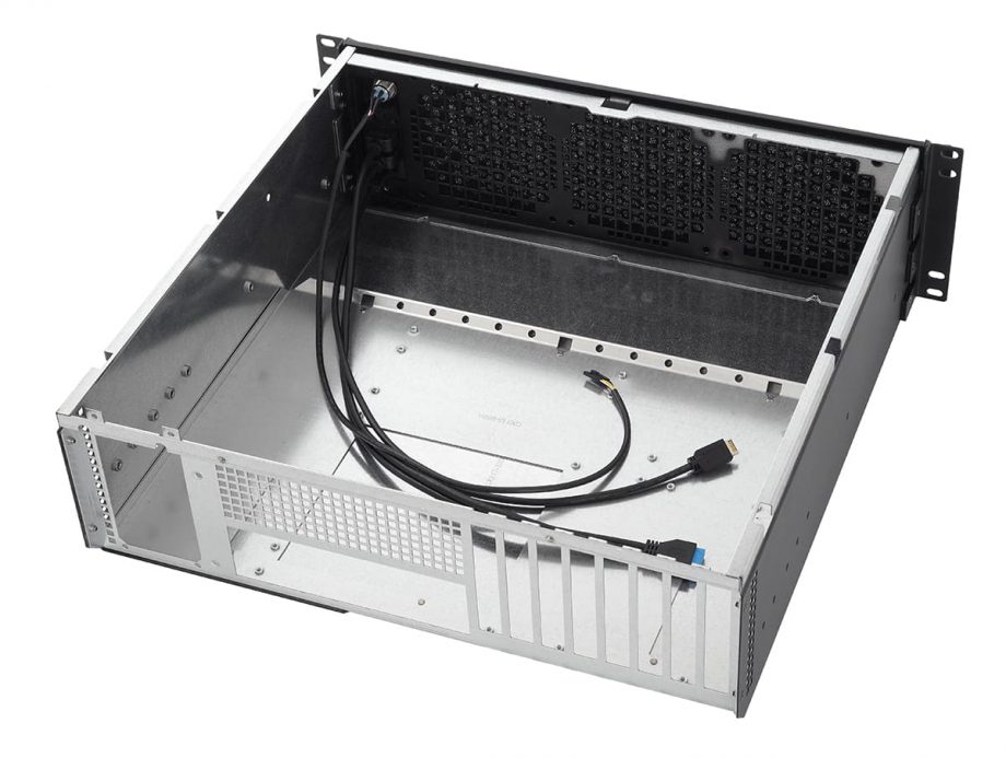 Sliger CX3170a, 3U 17in Rackmount Server Case - 360mm AIO Support